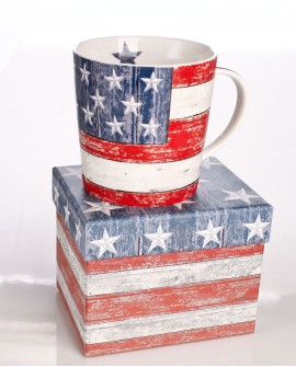 Taza bandera Vintage Americana con referencia VIS-602792 y un precio de 14,95 € de la sección Caprichos para mujer