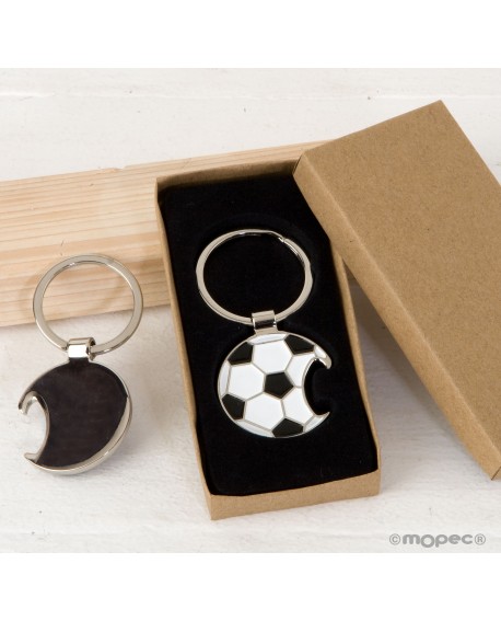 Llavero con abridor de balón. con referencia MOP-M258 y un precio de 3,03 € de la sección regalos para caballeros