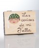 Caja para cenizasCaja madera cenizas falla – Presidente | Decorada a mano y personalizada con referencia FAL- ceniza o y un p...