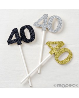 Pic de 40 en plata, oro y negro_MOP-A040_0,45 €