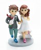 Figura para tarta novios runners con referencia DOP-2098 y un precio de 22,35 € de la sección Detalles para bodas