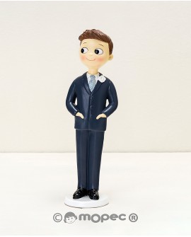 Figura para tarta de boda individual de un novio. con referencia MOP-Y101 y un precio de 15,20 € de la sección Detalles para ...