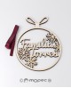 Bola de madera personalizable con 1 apellido para árbol. con referencia MOP-NW521 y un precio de 26,00 € de la sección Regalo...