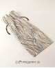 Saco de algodón para botella con lineas negras. con referencia MOP-A248 y un precio de 2,10 € de la sección Regalos y objetos...