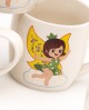 Tazón de desayuno Hadas serigrafiados (3 colores) con referencia DOP-1678 y un precio de 3,55 € de la sección regalos para niños