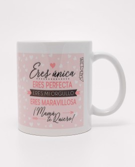 Taza para mamá con frase