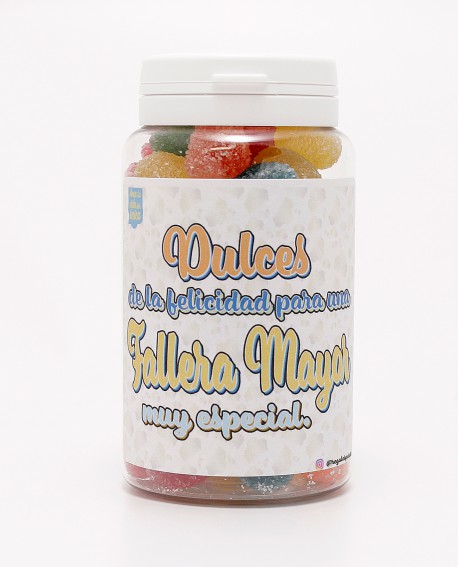 Tarro de chuches para "Fallera Mayor"