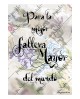 Tarjeta para la mejor Fallera Mayor con referencia TI-tarjeta mejor FM y un precio de 3,00 € de la sección Regalos para Falle...