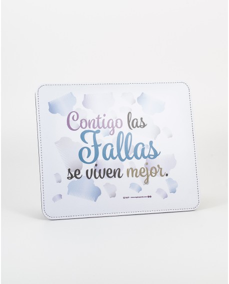 Alfombrilla para ratón fallera personalizable