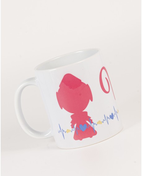 Taza fallera de céramica Kika con referencia PAR-taza Kika y un precio de 3,00 € de la sección regalos para comisiones falleras