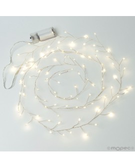 Guirnalda decorativa alambre con luces de leds con referencia MOP-NM83 y un precio de 17,50 € de la sección Regalos y objetos...