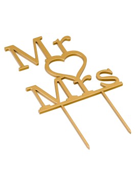 Cake topper Mr & Mrs