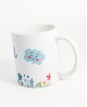 Taza personalizada jardín de flores con nombre para invitados infantiles con referencia PAR-taza flores y un precio de 4,20 €...