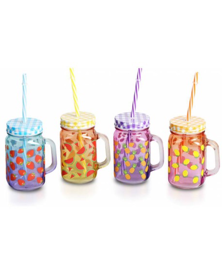 Jarra frutas con tapa y pajita con referencia DIS-7128 y un precio de 3,95 € de la sección regalos para niños