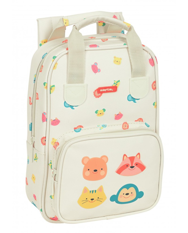 Mochila preescolar de animalito de la serie de fácil limpieza de Safta