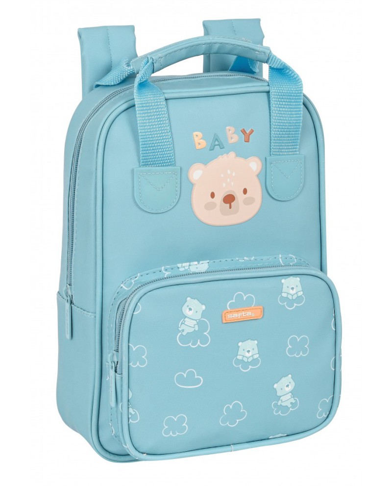 Mochila preescolar de osito de la serie de fácil limpieza de Safta