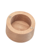 Caja de madera para arras con flores personalizada.