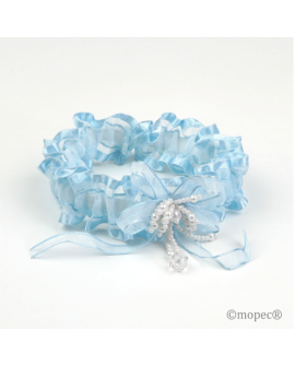 Liga de novia en tejido Blanco con referencia MOP- A403.01 y un precio de 3,40 € de la sección Detalles para bodas