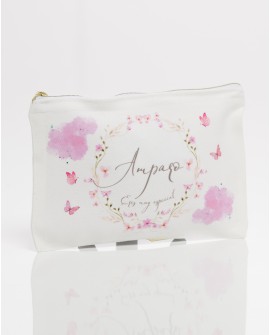Neceser personalizado Flores Rosa y Mariposas con referencia PAR-neceser floro y un precio de 3,05 € de la sección Detalles ...
