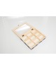 Caja de lligacames flores.