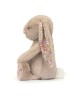 Conejito blanco de peluche con flores y fresas de Jellycat