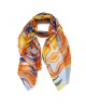 Foulard en tonos naranjas con azules firma Tantrend. con referencia TAN- 3621828 y un precio de 15,00 € de la sección complem...