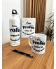 Botella “Con profes como tú se aprende mejor”