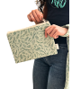 Neceser de tela – Estampado floral verde