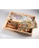 Caja de madera personalizada para banda de Belleza – Hogueras Alicante