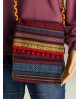 Bolso bandolera fallero artesano tela de l´horta