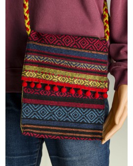 Bolso bandolera fallero artesano tela de l´horta
