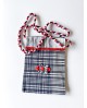 Bolso alforja fallero artesano tela pañuelo
