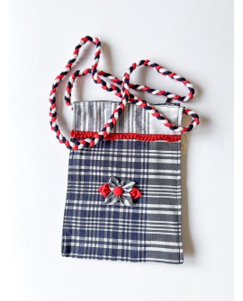Bolso alforja fallero artesano tela pañuelo