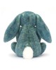 Conejito de peluche Jellycat Azure – Tamaño grande, multicolor y extra suave