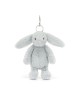 Llavero Conejito Tímido Plata de Jellycat – Charm de bolso suave y adorable