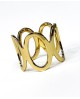 Brazalete dorado diseño ondulado con referencia y un precio de 15,00 € de la sección bisutería mujer