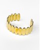 Brazalete dorado con relieves ovalados con referencia PAR -BRAZ relieves y un precio de 12,00 € de la sección bisutería mujer