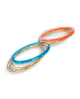 Set de pulseras doradas con color (varios tonos) con referencia PAR -pulseras aros color y un precio de 12,00 € de la sección...