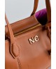 Bolso shopper Noco piel vegana camel