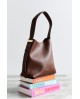 Bolso hobo Noco mediano marrón piel vegana con referencia NOC-2525661M y un precio de 49,15 € de la sección Bolsos de mujer