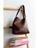 Bolso hobo Noco mediano marrón piel vegana con referencia NOC-2525661M y un precio de 49,15 € de la sección Bolsos de mujer