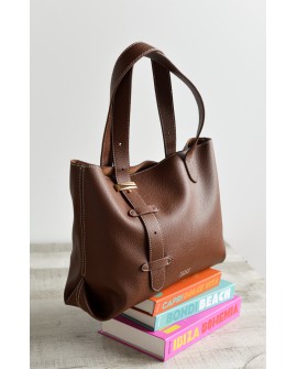 Bolso shopper hombro Noco marrón piel vegana con referencia NOC-2525660M y un precio de 54,15 € de la sección Bolsos de mujer