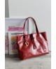 Bolso shopper rectangular Noco rojo piel vegana con referencia NOC-2525653X y un precio de 67,25 € de la sección Bolsos de mujer