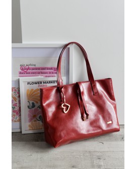 Bolso shopper rectangular Noco rojo piel vegana con referencia NOC-2525653X y un precio de 67,25 € de la sección Bolsos de mujer