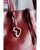 Bolso shopper rectangular Noco rojo piel vegana con referencia NOC-2525653X y un precio de 67,25 € de la sección Bolsos de mujer