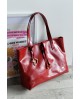 Bolso shopper rectangular Noco rojo piel vegana con referencia NOC-2525653X y un precio de 67,25 € de la sección Bolsos de mujer