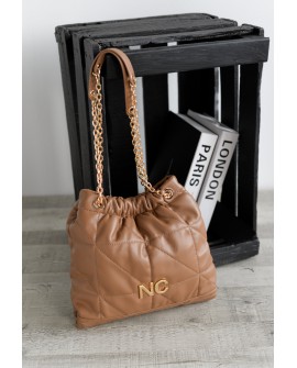 Bolso saco Noco camel piel vegana con referencia NOC-2525642M y un precio de 49,75 € de la sección Bolsos de mujer