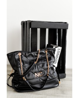 Bolso grande Noco negro piel vegana con referencia NOC_2525639N y un precio de 57,00 € de la sección Bolsos de mujer