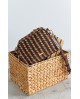 Bandolera Noco ovalada tejido príncipe de gales con referencia NOC-2525628M y un precio de 47,45 € de la sección Bolsos de mujer