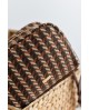 Bandolera Noco ovalada tejido príncipe de gales con referencia NOC-2525628M y un precio de 47,45 € de la sección Bolsos de mujer